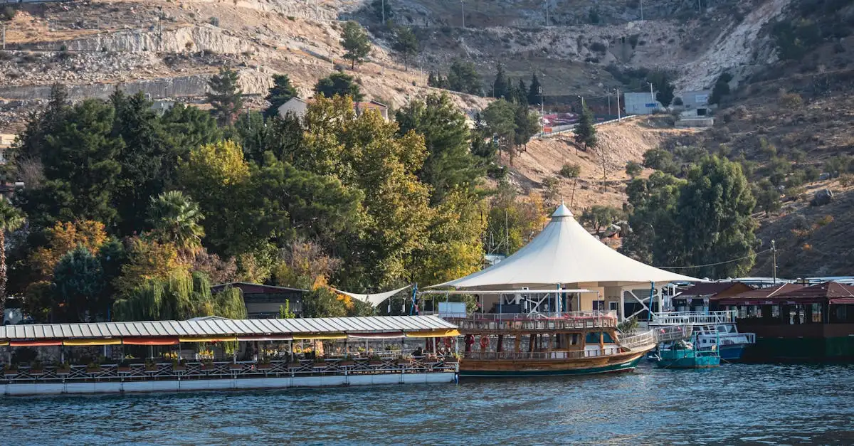 De Vlinder Maasbracht: restaurant met uitzicht op de haven
