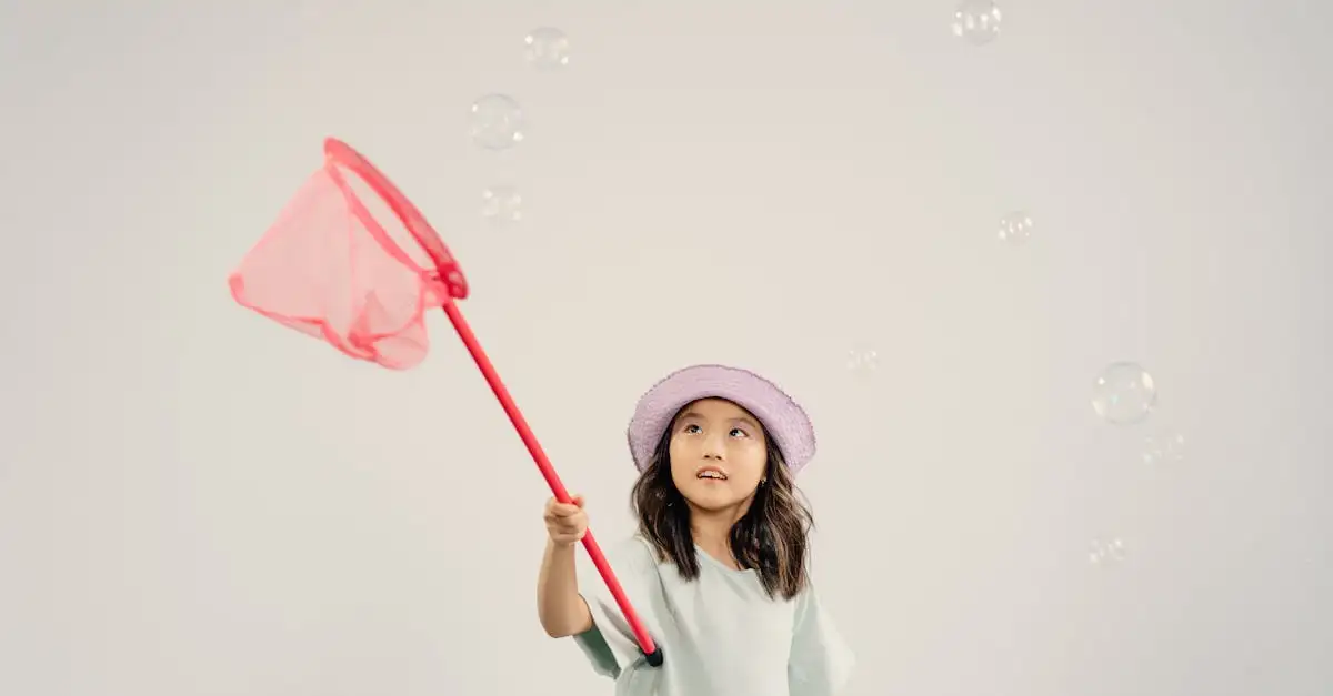 Leuk spel om vlinders te vangen voor kinderen